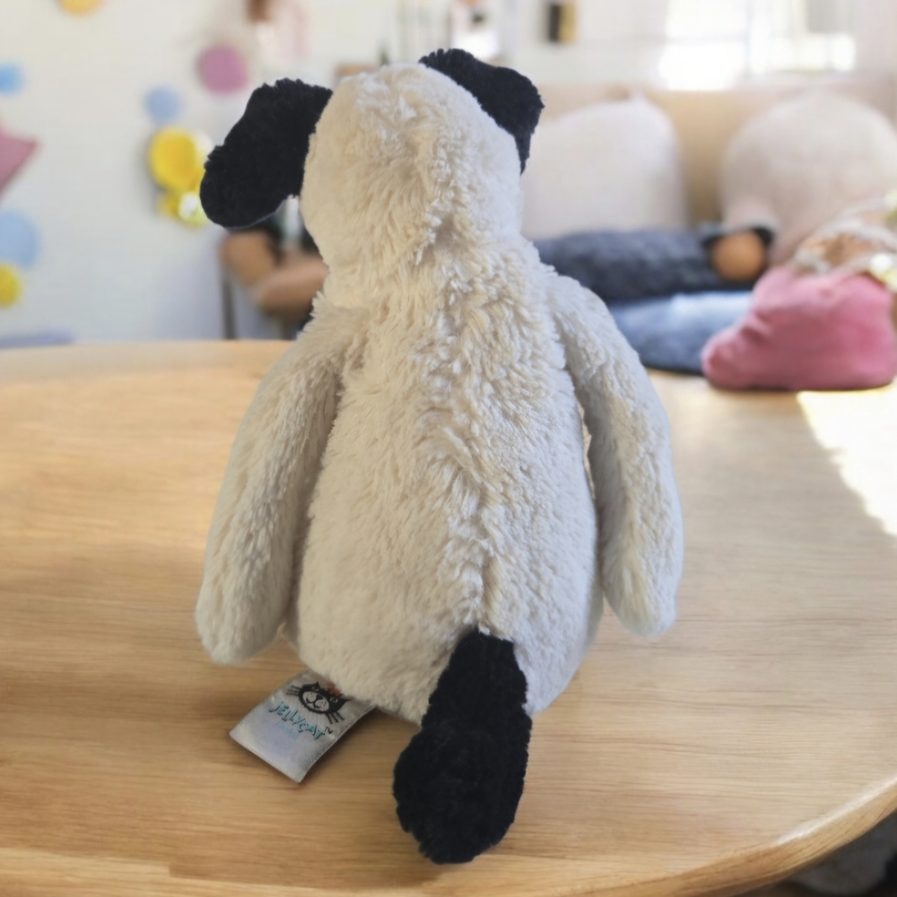 Jellycat Cream and Black Plush Dog Toy - Picture 4 of 7